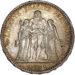 5 francs Hercule - 1872 A Paris