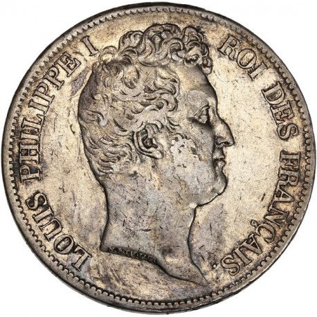 5 francs Louis Philippe Ier 1831 W