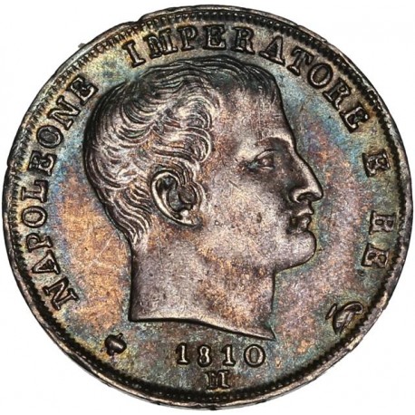 Italie - 1 lire Napoléon Ier 1810 M