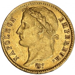 20 francs Napoléon Ier - 1814 A