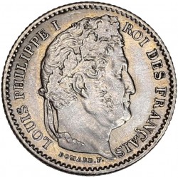 25 centimes Louis Philippe Ier 1847 A