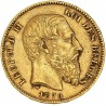 Belgique - 20 francs Léopold II 1870 (légende française)