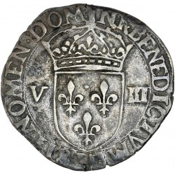 Henri III - Huitième d'écu 1584 H La Rochelle