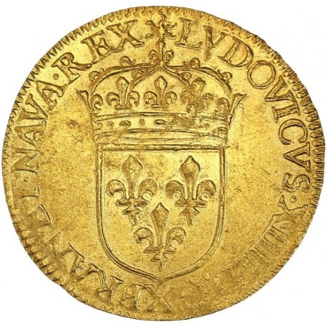 Louis XIV - écu d'or au soleil 1647 X Amiens