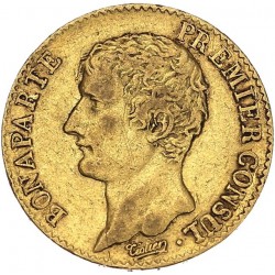 20 francs Bonaparte Premier Consul an 12 A