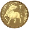 Australie - 15 dollars "année du boeuf" 2021 (1/10 oz)