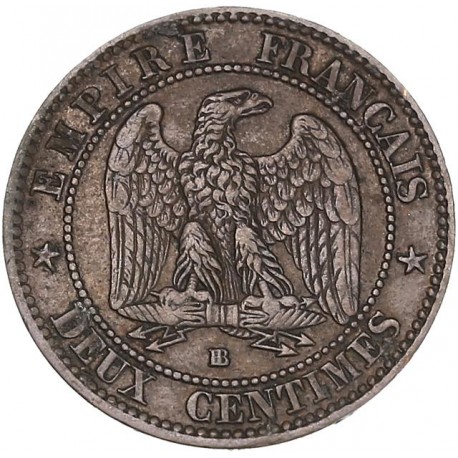 Lot de 4 monnaies Napoléon III