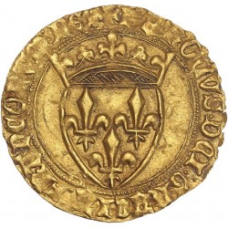 Charles VI Écu d'or - Toulouse (pts 5ème)