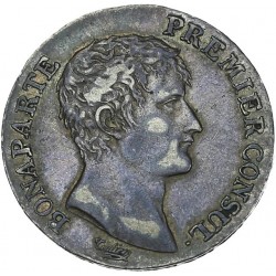 1 franc Bonaparte premier consul AN 12 H