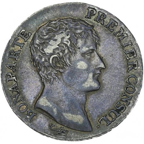 1 franc Bonaparte premier consul AN 12 H