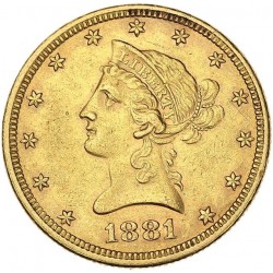 Etats Unis d'Amérique 10 dollars 1881