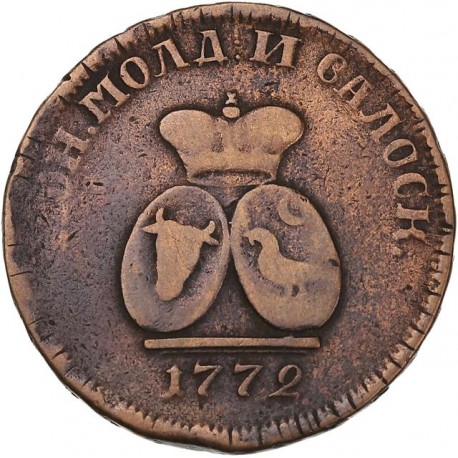 Valachie et Moldavie - 1 para 3 dengi  1772