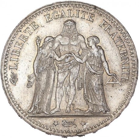 5 francs Hercule 1877 A
