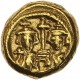 Solidus globulaire de Constans II, Constantin IV, Héraclius et Tibère