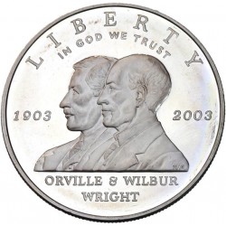 Etats unis - 1 dollar centenaire du premier vol américain en avion 2003 P