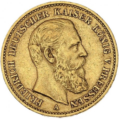 Allemagne - Prusse - 20 mark Frederic III 1888 A