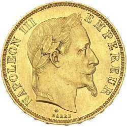 50 francs Napoléon III 1866 A