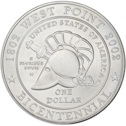 Etats unis - 1 dollar bicentenaire de l'Académie militaire de West Point 2002 W