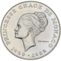 Monaco - Essai argent 10 francs Grace Kelly 1982