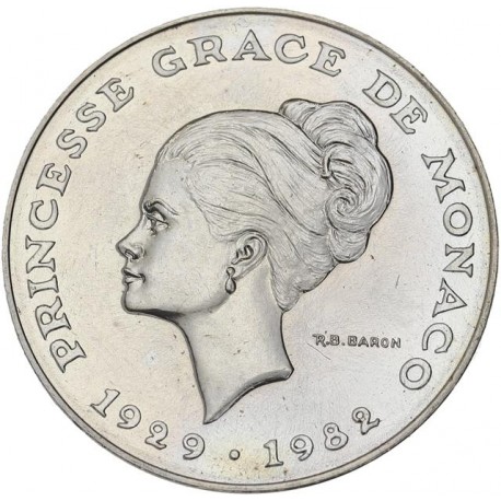 Monaco - Essai argent 10 francs Grace Kelly 1982