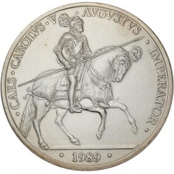 Espagne - 5 écus Charles V 1989