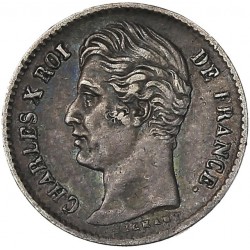 Quart de franc Charles X 1829 I