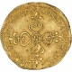 Henri IV - Écu d'or au soleil 1er type 1608 B Rouen