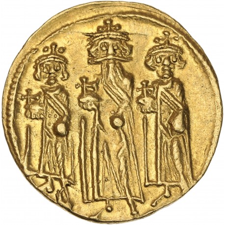 Solidus d'Héraclius, Héraclius Constantin et Héraclonas