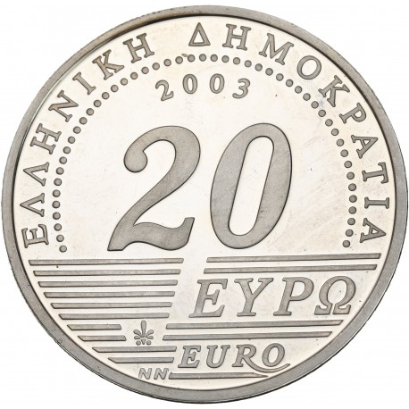 Grèce - 20 euros argent 2003