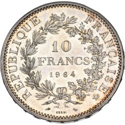 10 francs Hercule 1964 ESSAI