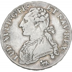Louis XVI - Demi écu aux lauriers 1791 A