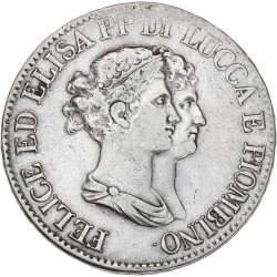 Italie - Lucques - 5 franchi 1807