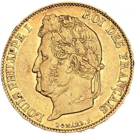 20 francs Louis Philippe Ier 1848 A