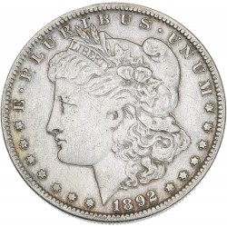 États Unis -  dollar Morgan 1892 O