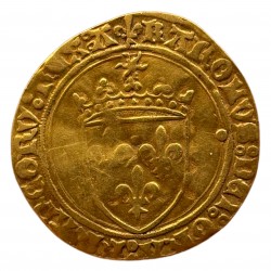 Charles VI Écu d'or - Angers (Pts 7ème)