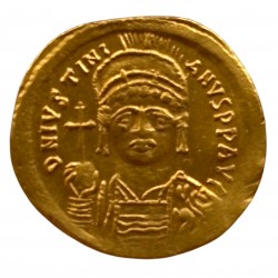 Justinien Ier - solidus de Constantinople