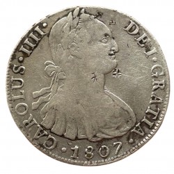 Pérou - 8 réales 1807 LIMAE JP