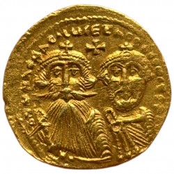 Solidus d'Héraclius et Héraclius Constantin