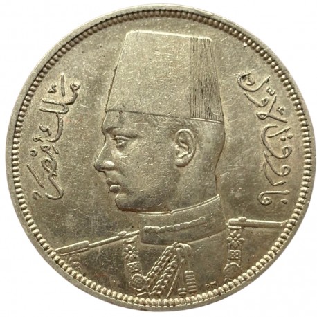 Egypte - 10 piastres Farouk 1937 (AH1356)