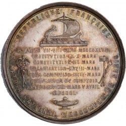 Médaille argent Comptoir d'escompte de Paris