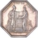 Jeton octogonal - Banque de France - An 8