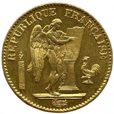 20 francs Génie 1875A