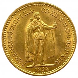Hongrie - 10 couronnes François Joseph Ier 1894 KB