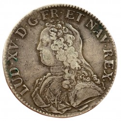 Louis XV - Ecu aux lauriers 1726 W Lille