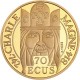 500 francs or  belle épreuve "Charlemagne" 1990