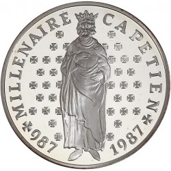 10 francs belle épreuve "Millénaire capétien" 1987