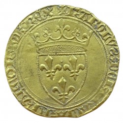 Charles VI Écu d'or - Villeneuve Saint André lès Avignon