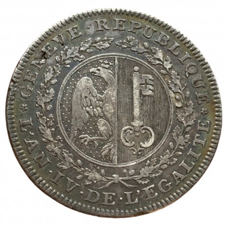 Canton de Genève  - Thaler (12 florins - 9sols) 1795