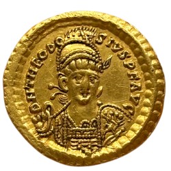 Théodose II solidus de Constantinople