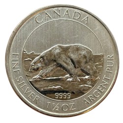 Canada 8 dollars (1 once 1/2) "Ours polaire" 2013